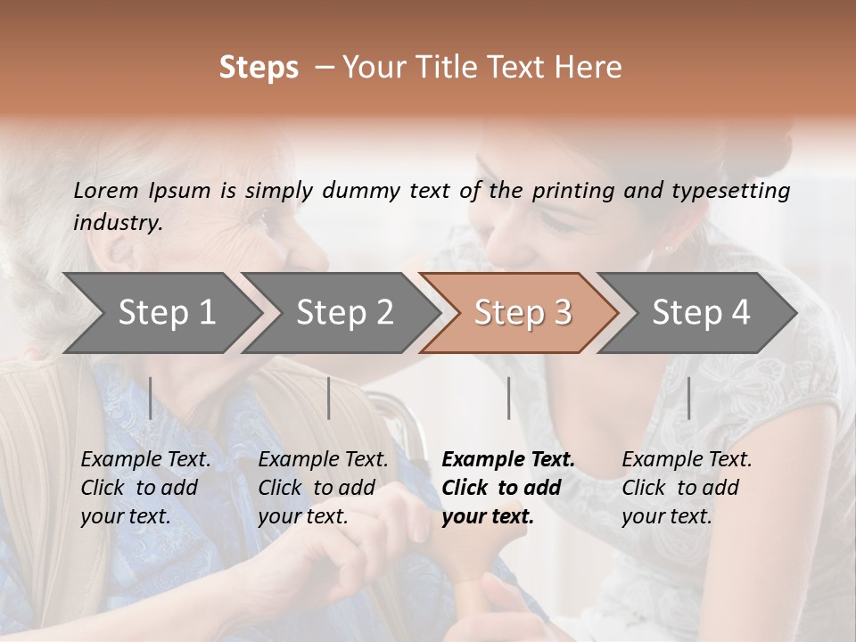 Indoors Old Unwell PowerPoint Template