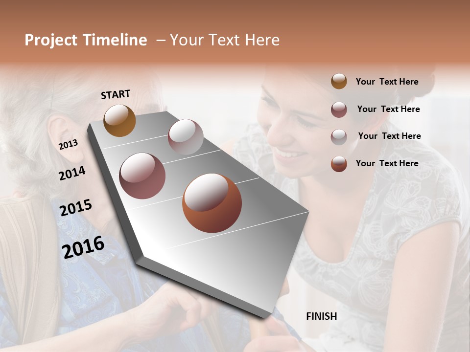 Indoors Old Unwell PowerPoint Template