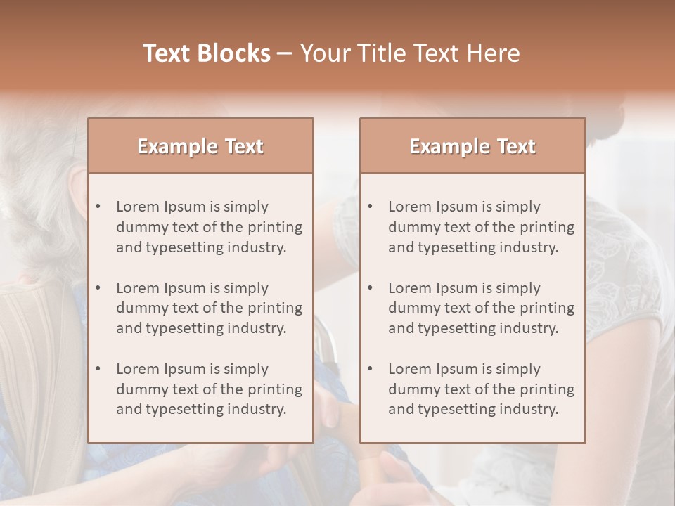 Indoors Old Unwell PowerPoint Template