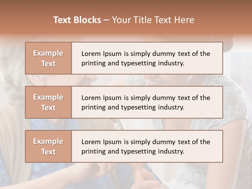 Indoors Old Unwell PowerPoint Template
