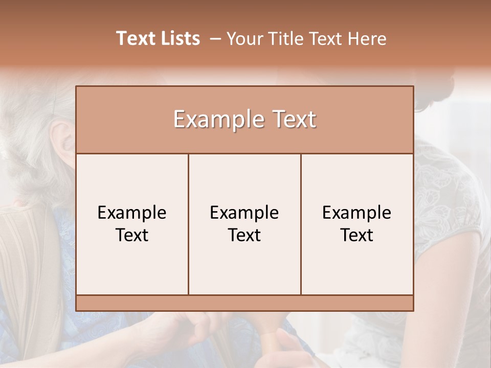 Indoors Old Unwell PowerPoint Template