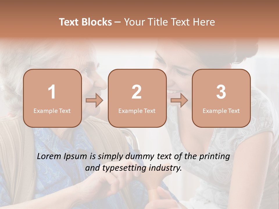 Indoors Old Unwell PowerPoint Template