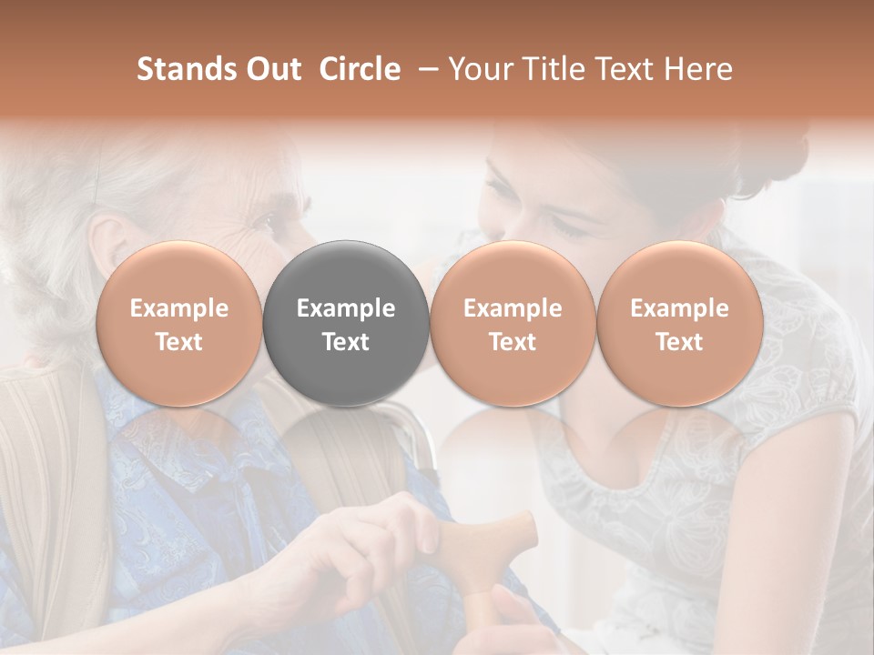 Indoors Old Unwell PowerPoint Template