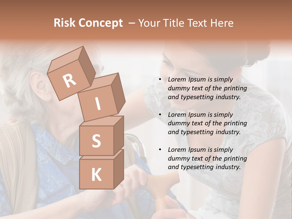 Indoors Old Unwell PowerPoint Template