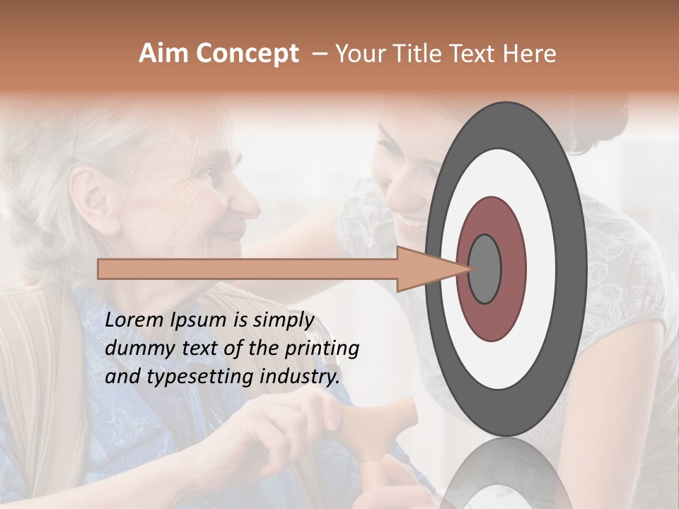 Indoors Old Unwell PowerPoint Template