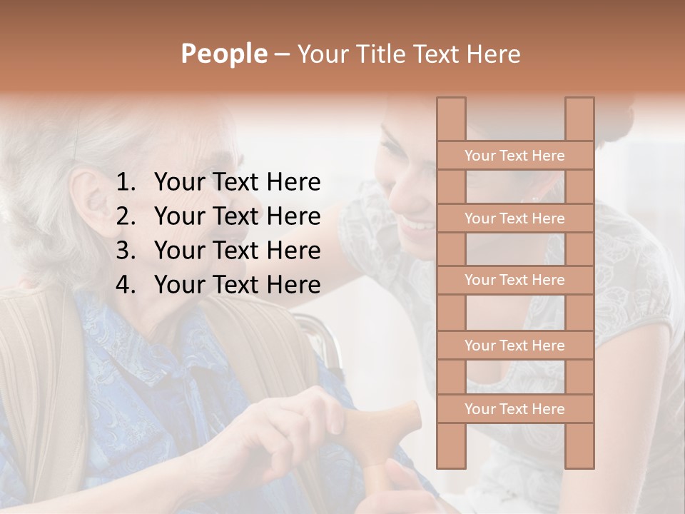 Indoors Old Unwell PowerPoint Template