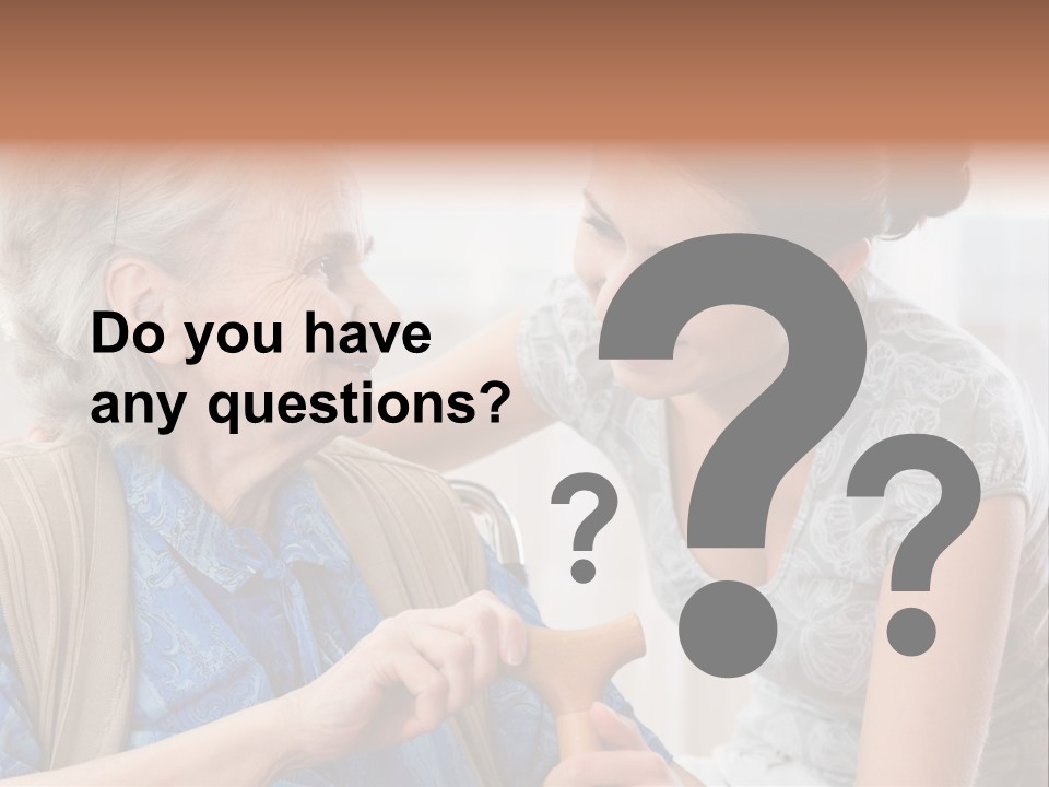 Indoors Old Unwell PowerPoint Template