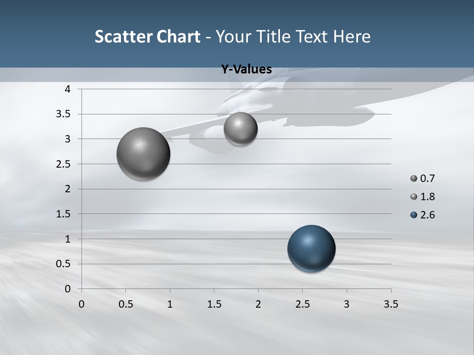 Fly Blue Aerodynamic PowerPoint Template