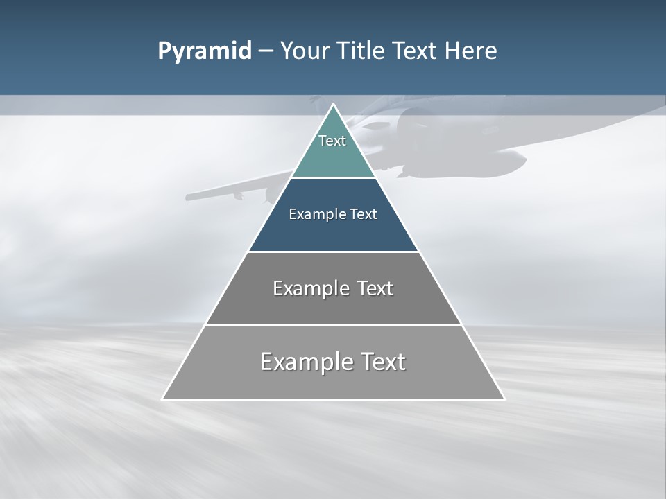 Fly Blue Aerodynamic PowerPoint Template