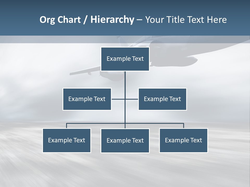 Fly Blue Aerodynamic PowerPoint Template