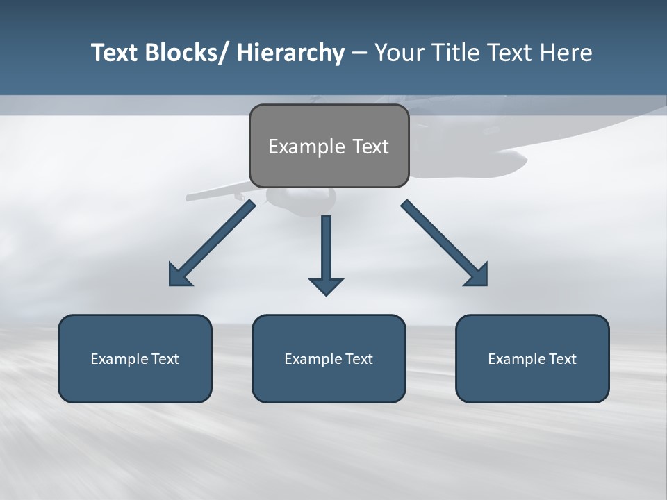 Fly Blue Aerodynamic PowerPoint Template