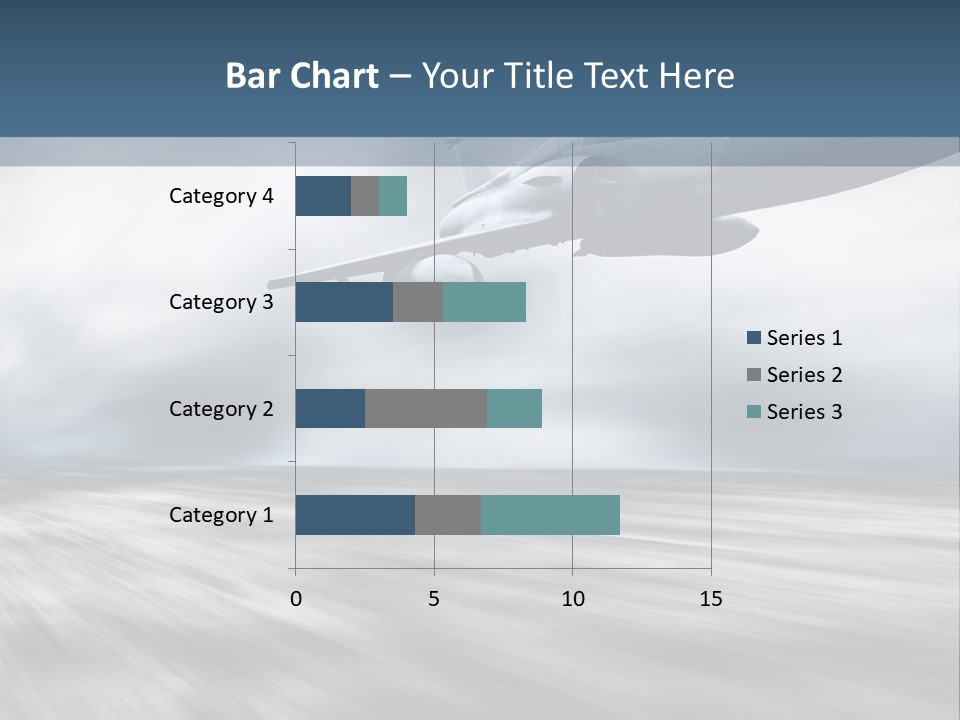 Fly Blue Aerodynamic PowerPoint Template