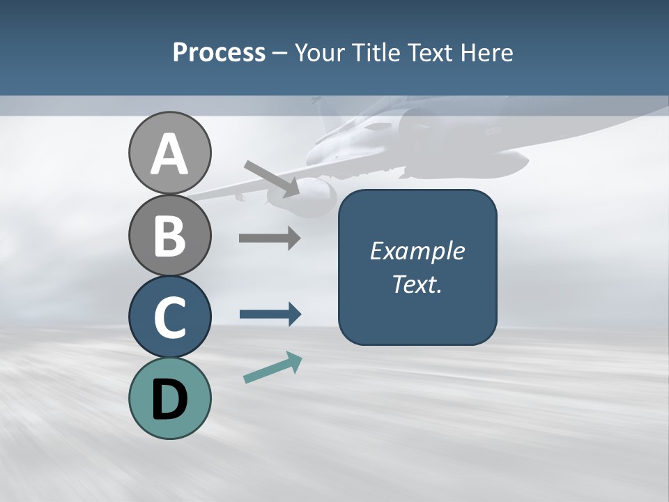 Fly Blue Aerodynamic PowerPoint Template