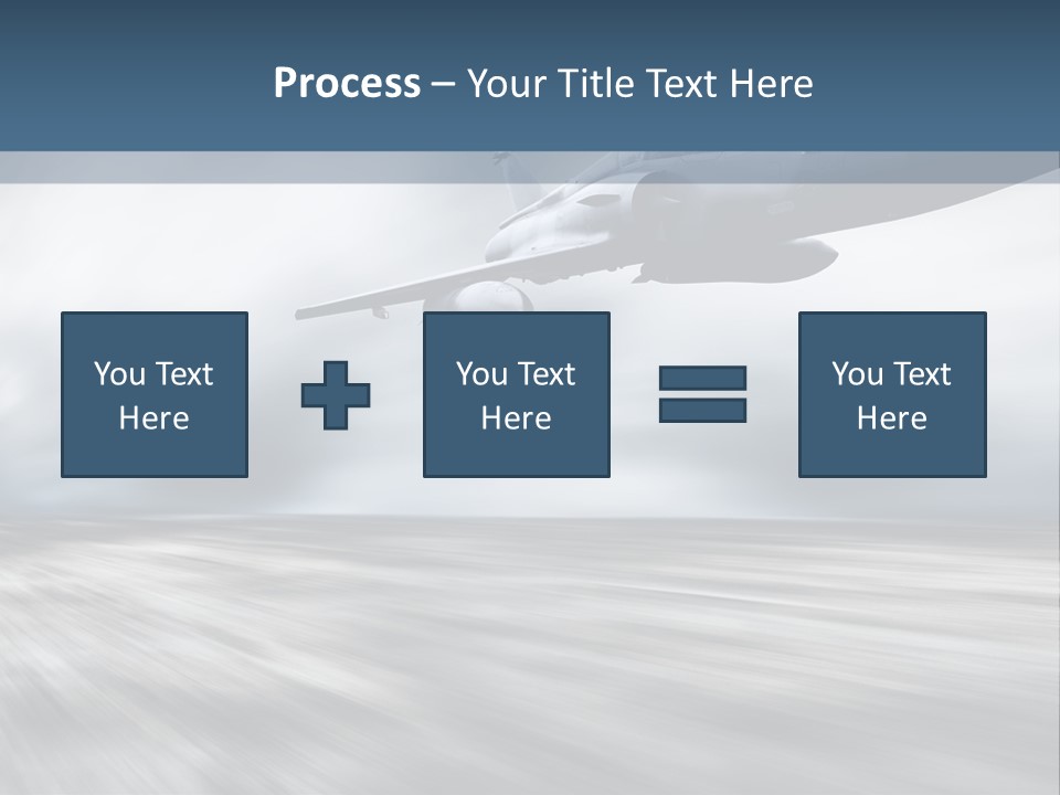 Fly Blue Aerodynamic PowerPoint Template