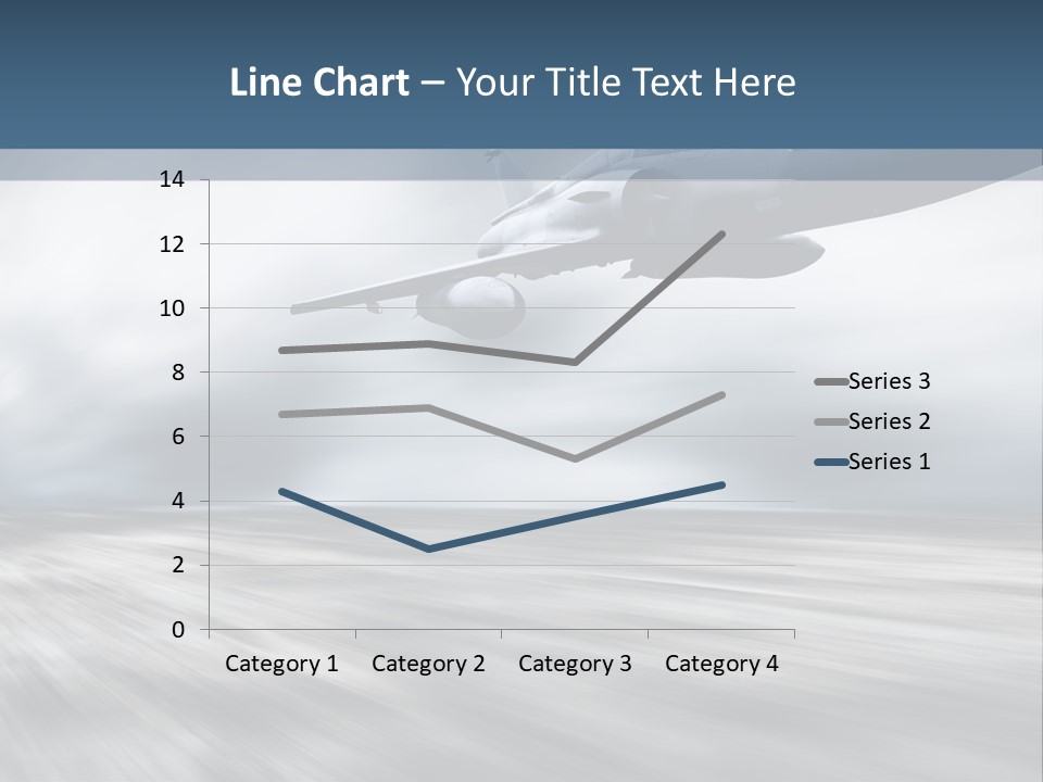 Fly Blue Aerodynamic PowerPoint Template