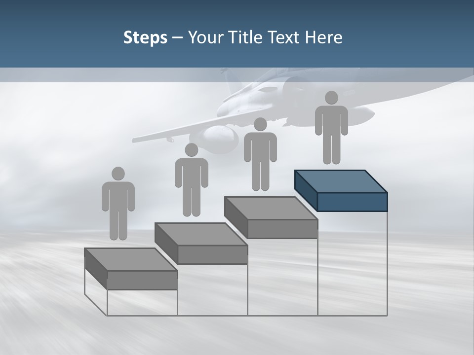 Fly Blue Aerodynamic PowerPoint Template