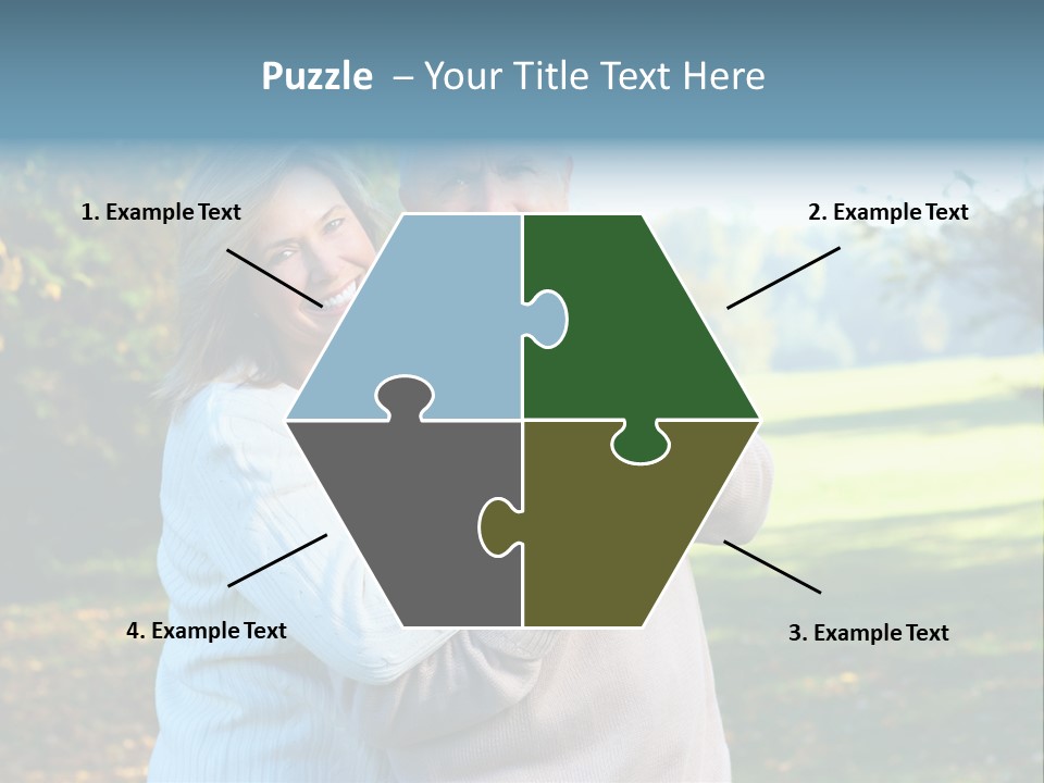 Whiten Park Healthy PowerPoint Template