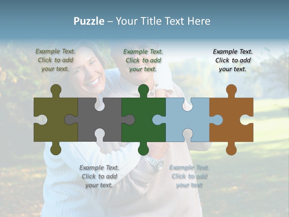 Whiten Park Healthy PowerPoint Template