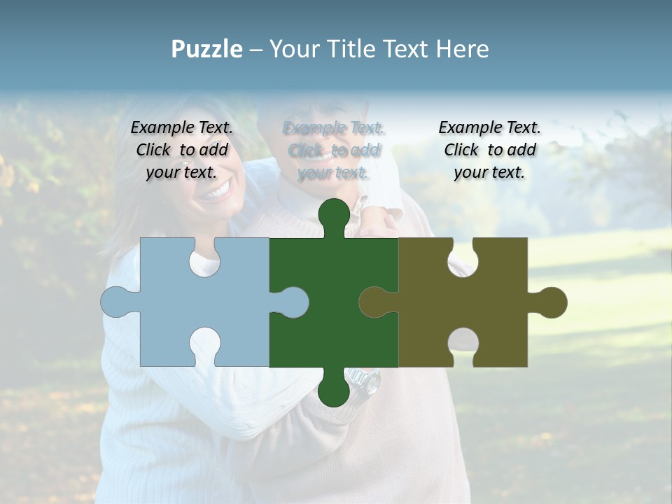 Whiten Park Healthy PowerPoint Template