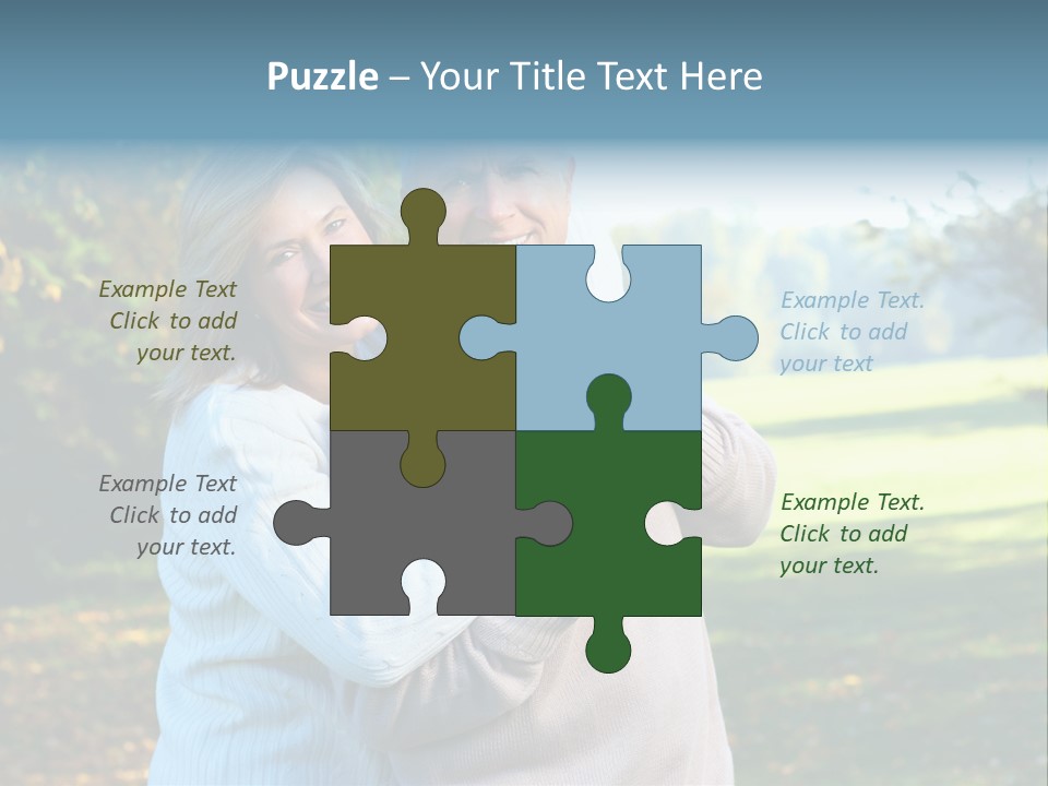 Whiten Park Healthy PowerPoint Template