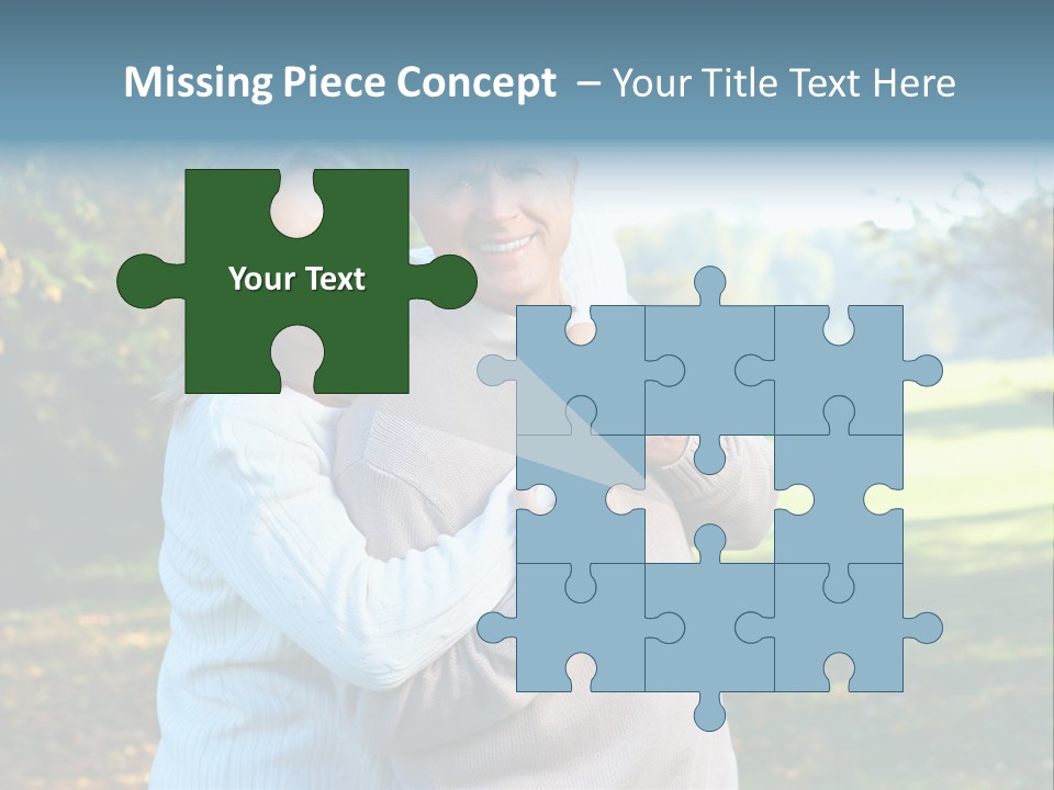 Whiten Park Healthy PowerPoint Template