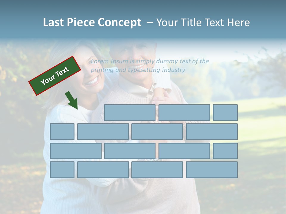 Whiten Park Healthy PowerPoint Template