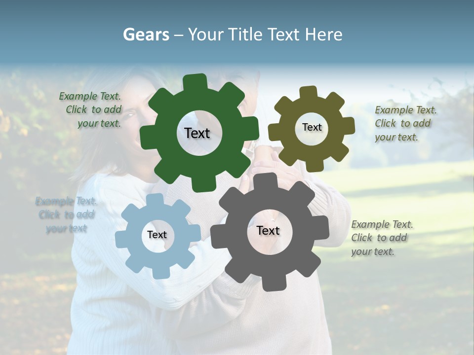 Whiten Park Healthy PowerPoint Template