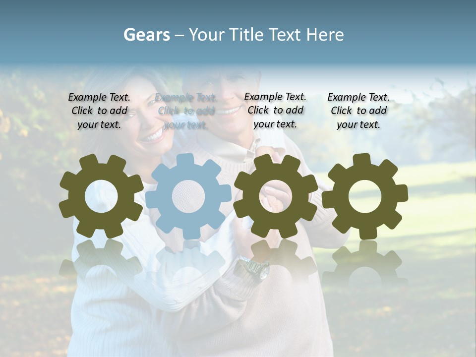 Whiten Park Healthy PowerPoint Template