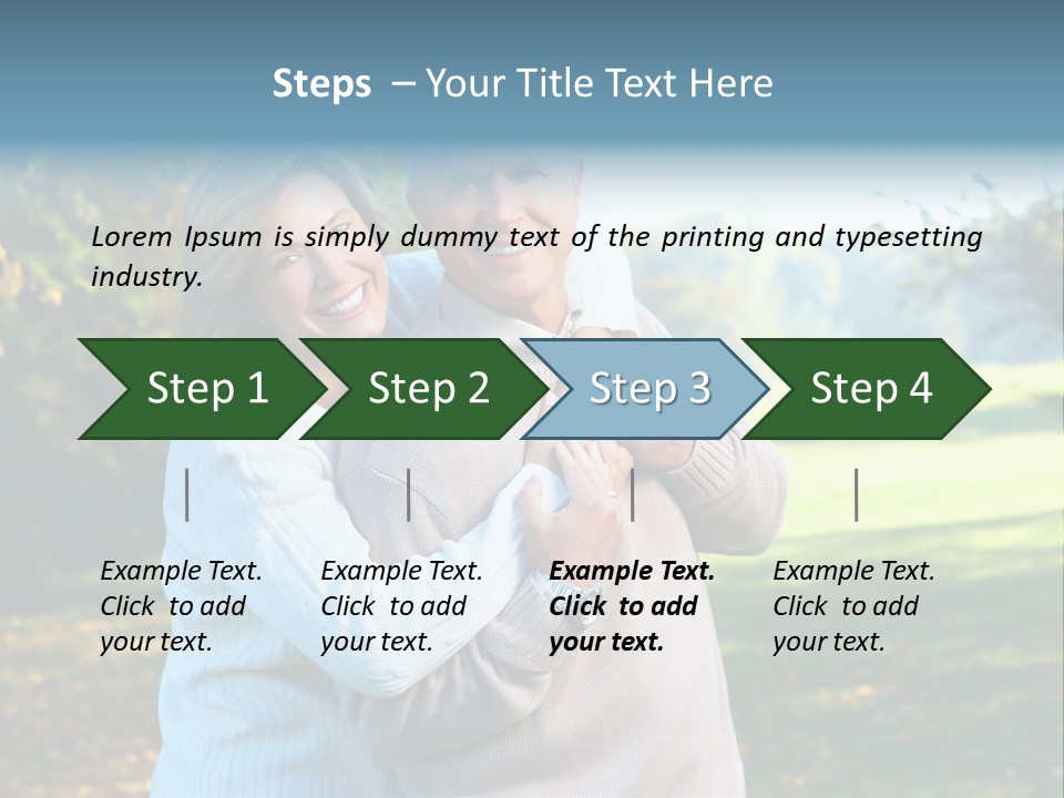 Whiten Park Healthy PowerPoint Template