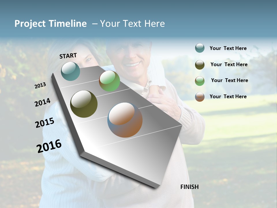 Whiten Park Healthy PowerPoint Template