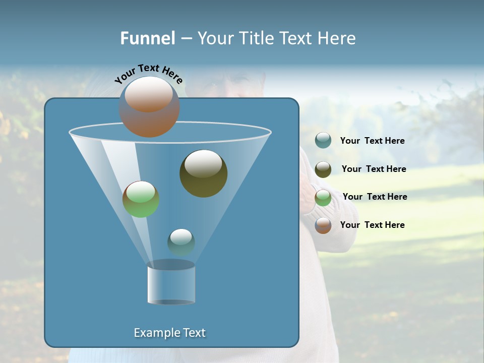 Whiten Park Healthy PowerPoint Template
