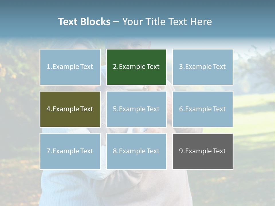 Whiten Park Healthy PowerPoint Template