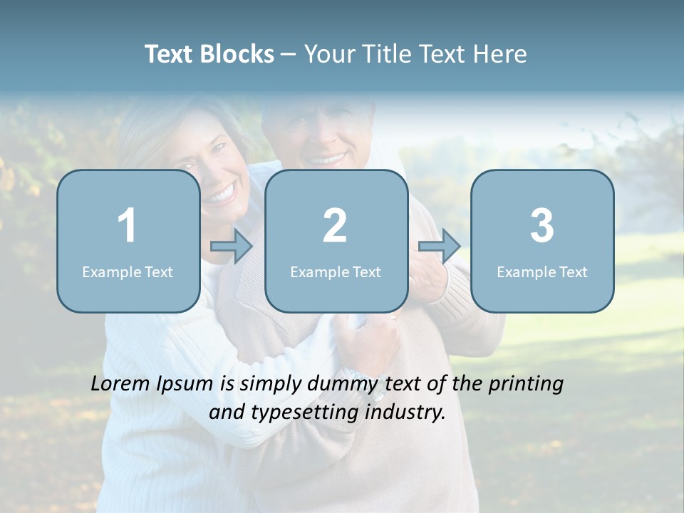 Whiten Park Healthy PowerPoint Template