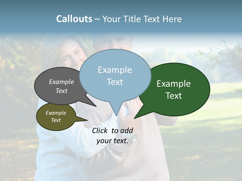 Whiten Park Healthy PowerPoint Template