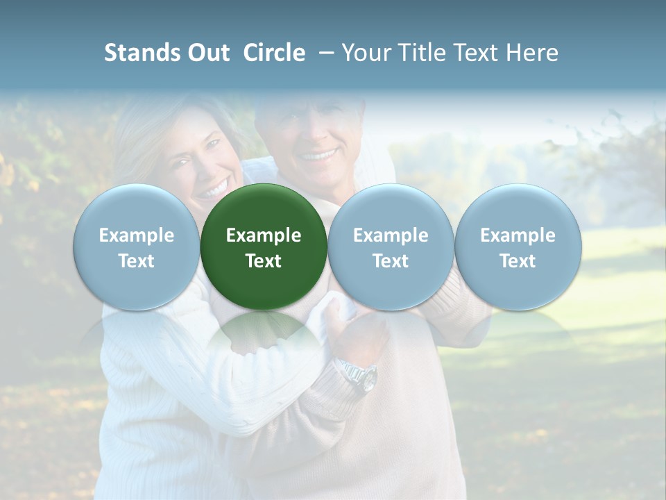 Whiten Park Healthy PowerPoint Template