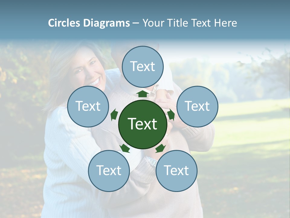 Whiten Park Healthy PowerPoint Template