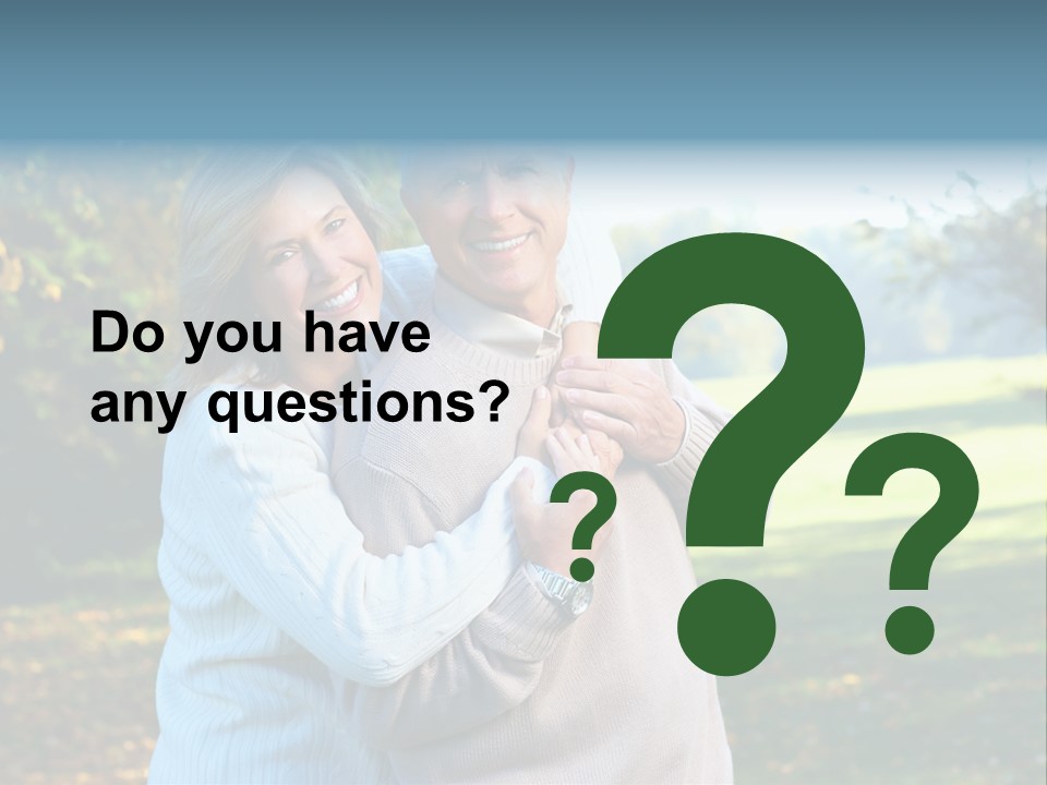 Whiten Park Healthy PowerPoint Template