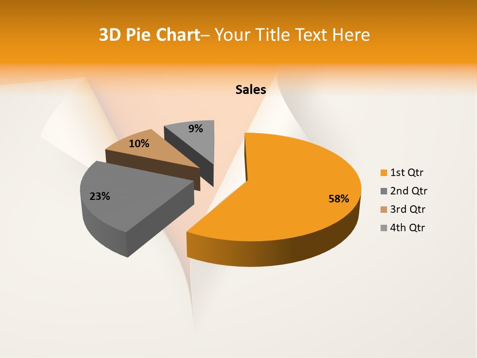Backgrounds Three Dimensional Rendering PowerPoint Template