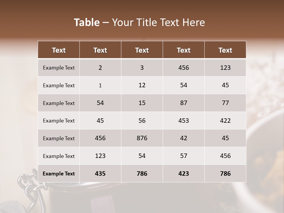 Organic Loaf Whole PowerPoint Template