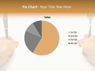 Table Food Hand PowerPoint Template