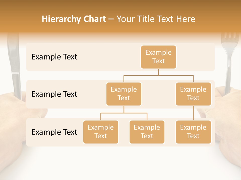 Table Food Hand PowerPoint Template