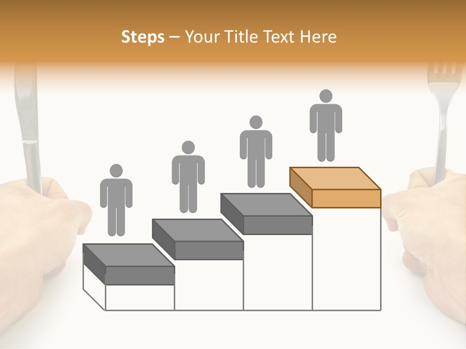 Table Food Hand PowerPoint Template