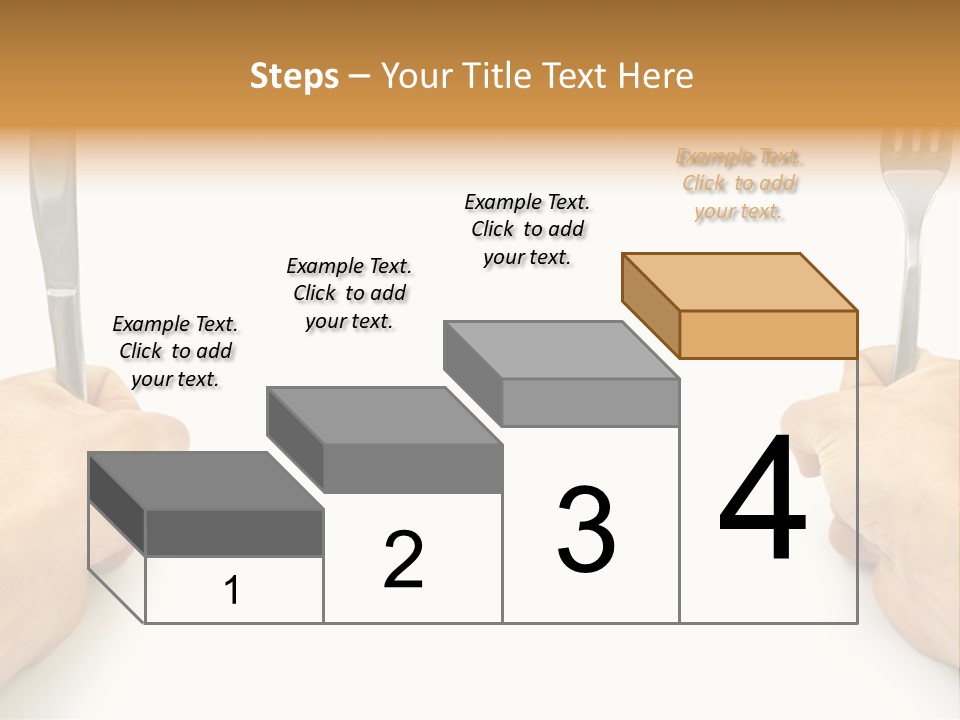Table Food Hand PowerPoint Template