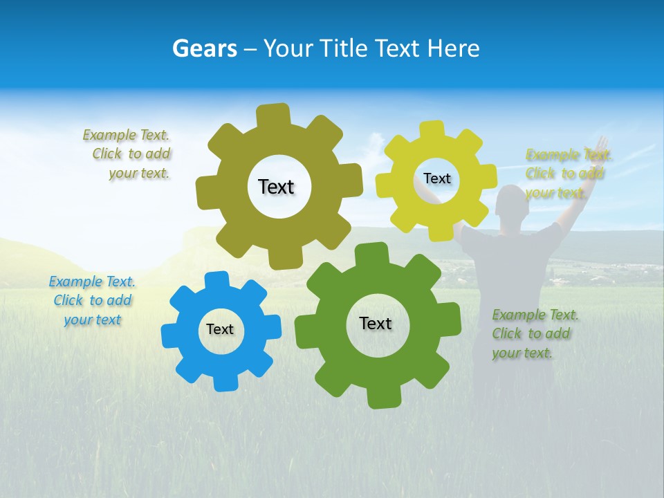 Dawn People Evening PowerPoint Template