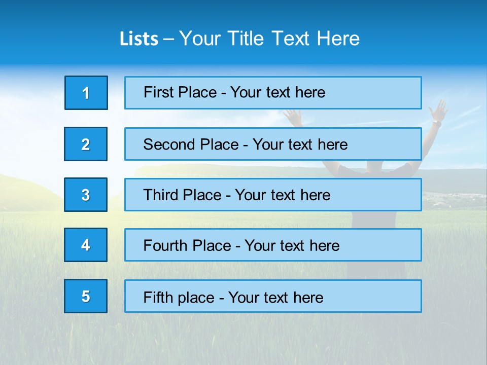 Dawn People Evening PowerPoint Template