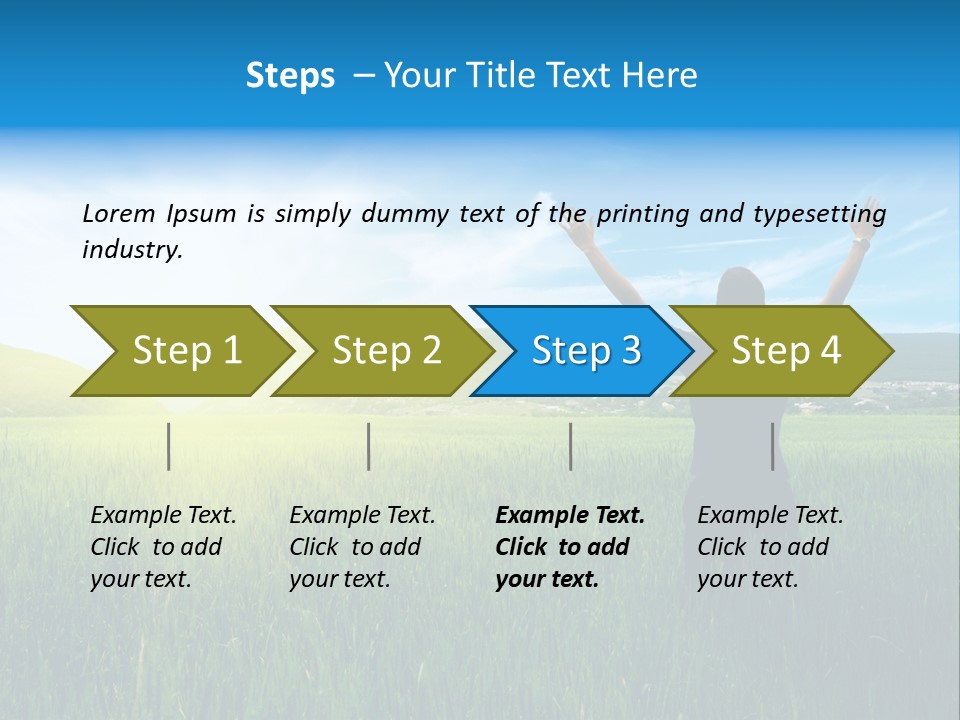 Dawn People Evening PowerPoint Template