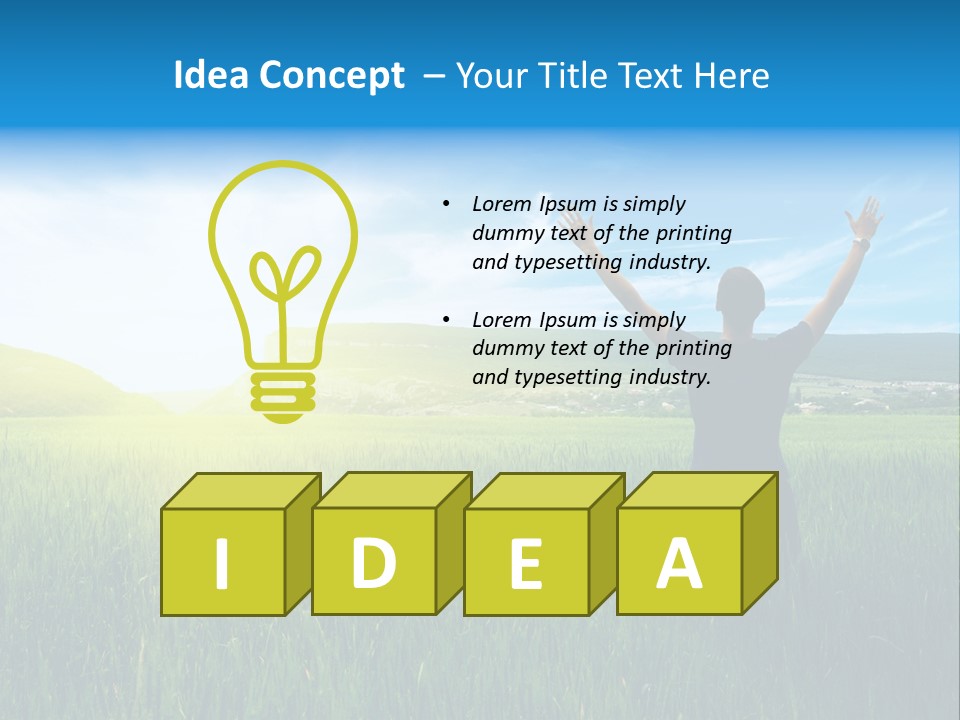 Dawn People Evening PowerPoint Template