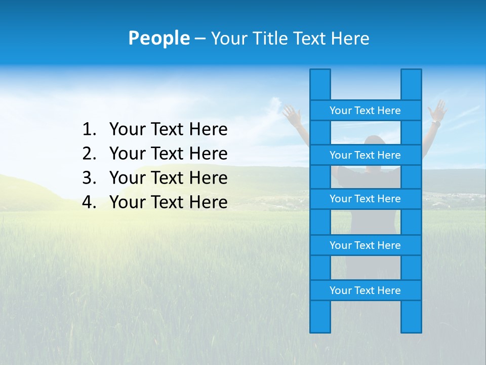 Dawn People Evening PowerPoint Template