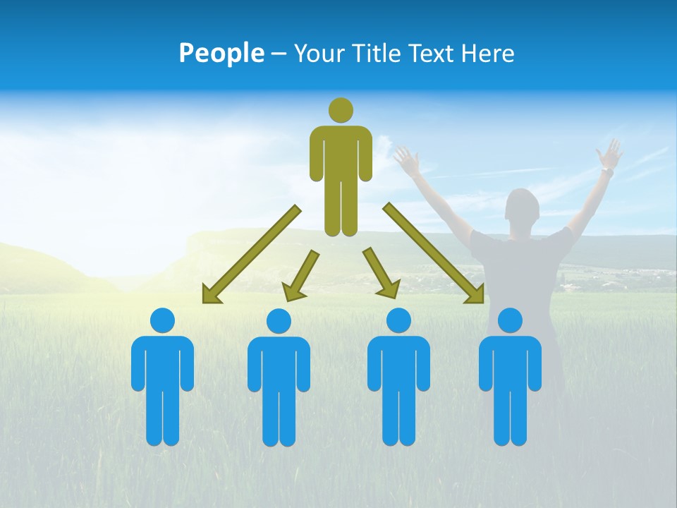 Dawn People Evening PowerPoint Template