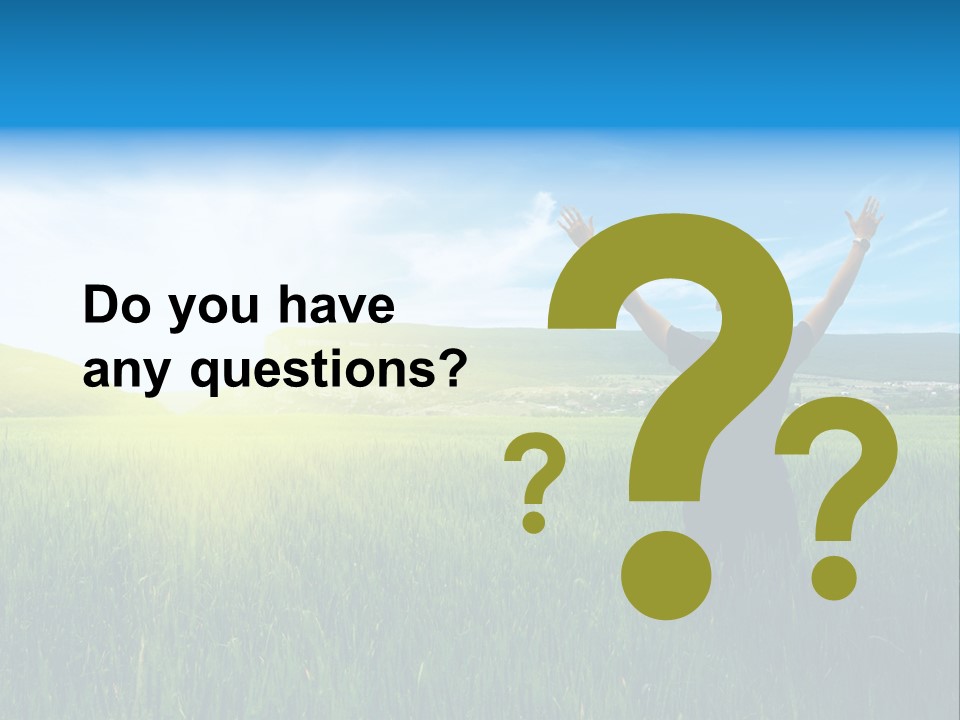 Dawn People Evening PowerPoint Template